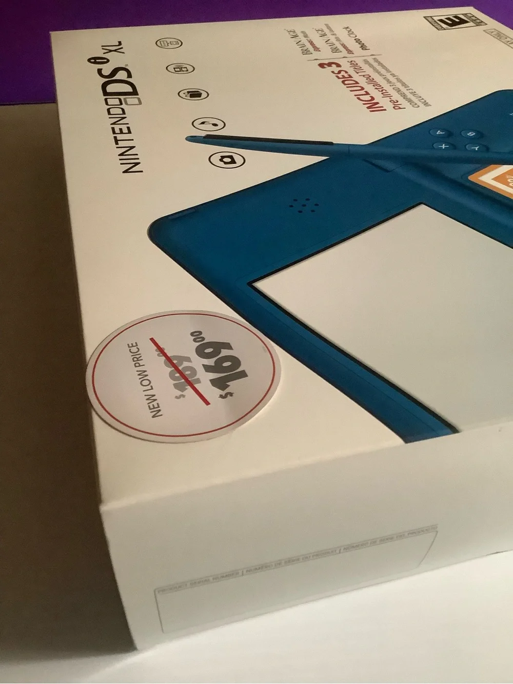 Jumbo Empty Large Nintendo DSXl Cardboard Display
